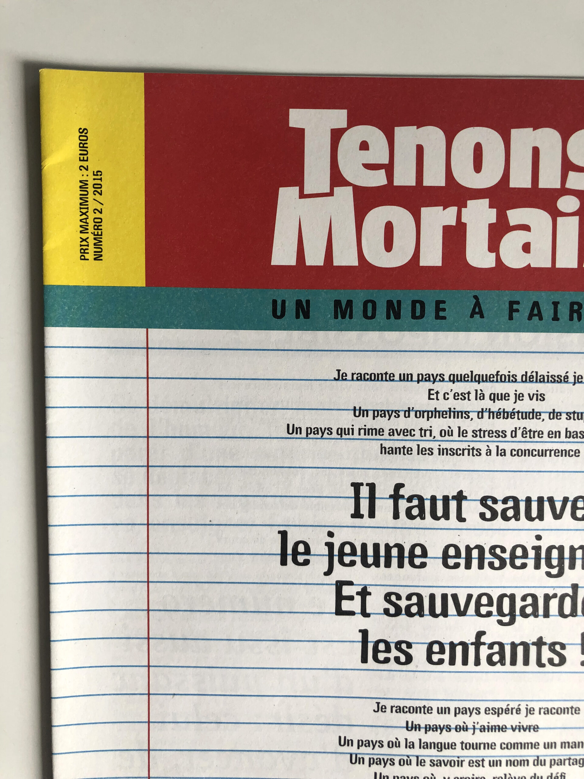 Tenons et mortaises